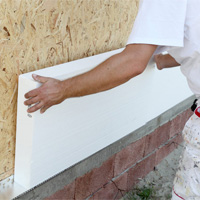 Монтаж утеплителя